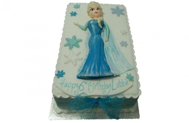 Lay Down Elsa Frozen Cake